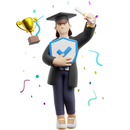 Education Insurance  3D Icon