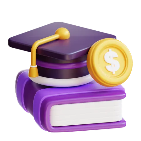 3 D Education Investment Icon 3D Icon