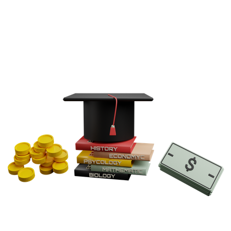 Education Investment  3D Icon