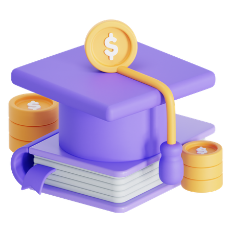 Education investment  3D Icon