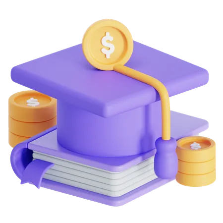 Education investment  3D Icon