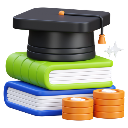 Education investment  3D Icon