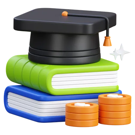 Education investment  3D Icon