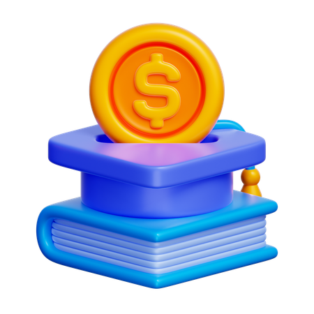 Education investment  3D Icon
