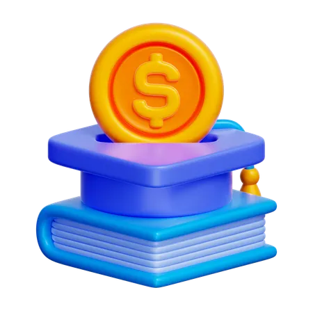 Education investment  3D Icon