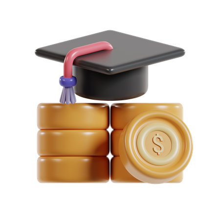 Education Investment  3D Icon
