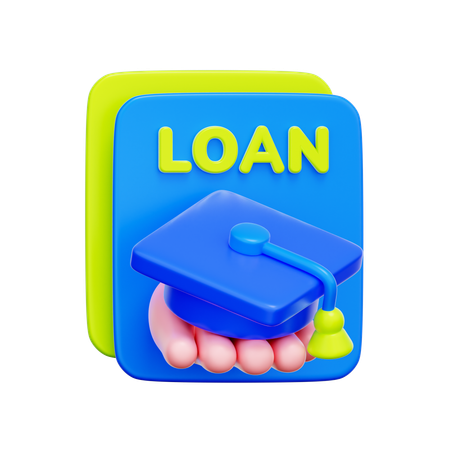 Education Loan  3D Icon