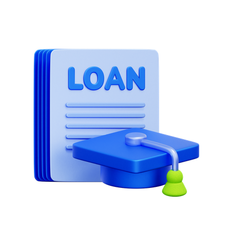 Education Loan  3D Icon