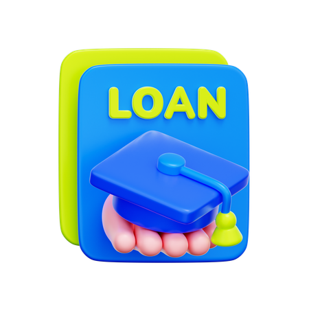 Education Loan  3D Icon