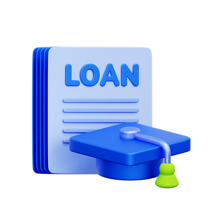 Education Loan  3D Icon