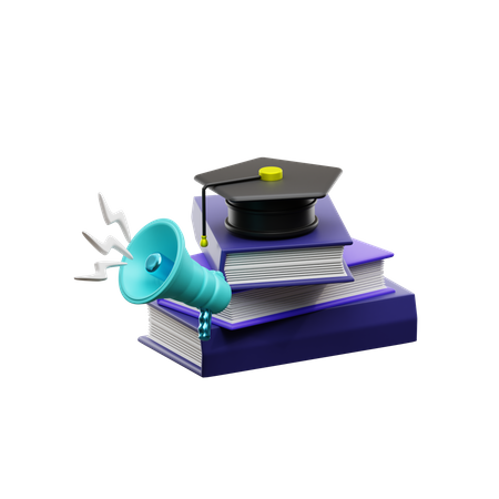 Education Marketing  3D Illustration