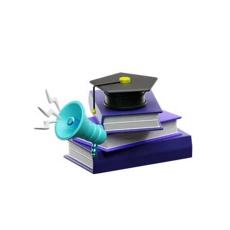 Education Marketing  3D Illustration