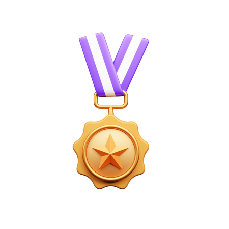 Education Medal  3D Icon