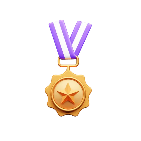 Education Medal  3D Icon
