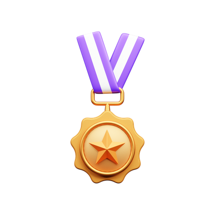 Education Medal  3D Icon