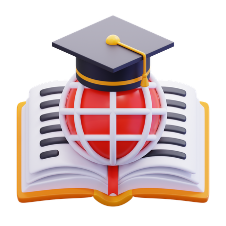 Éducation mondiale  3D Icon