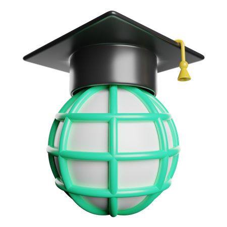 Éducation mondiale  3D Icon