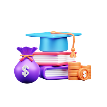 教育資金  3D Icon