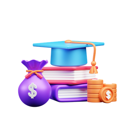 Education Money  3D Icon
