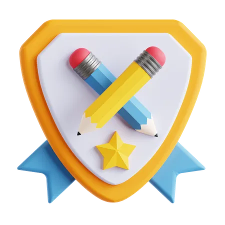 Education Security  3D Icon