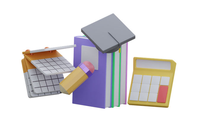 Education Stationery 3D Icon