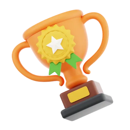 Education Trophy  3D Icon