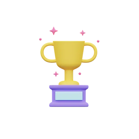 Education Trophy  3D Icon