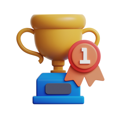 Education Trophy  3D Icon