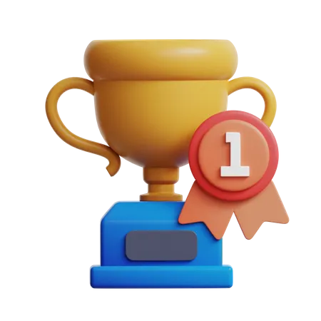 Education Trophy  3D Icon