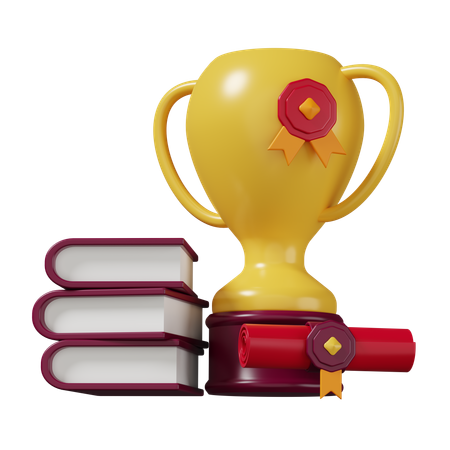 Education Trophy  3D Icon