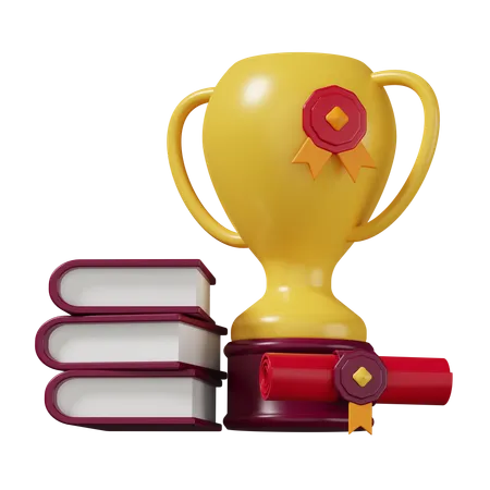 Education Trophy  3D Icon