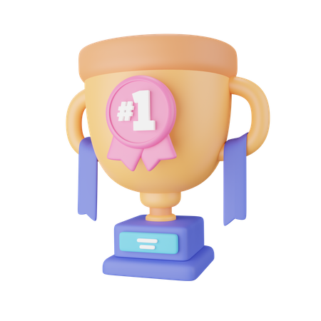 Education Trophy  3D Icon