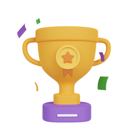 Education Trophy  3D Icon