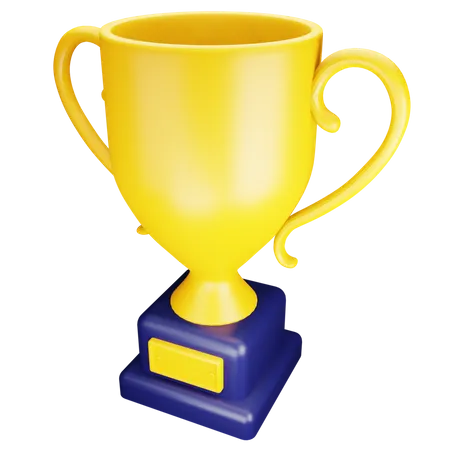 Education Trophy  3D Illustration