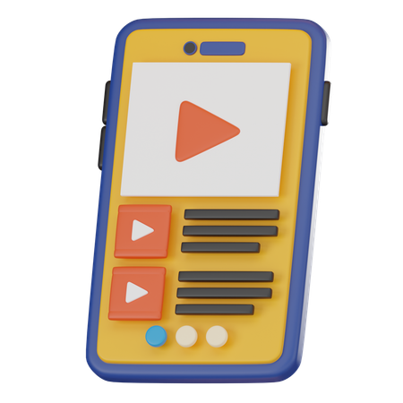 Education Video  3D Icon