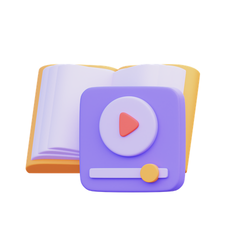 Éducation vidéo  3D Icon