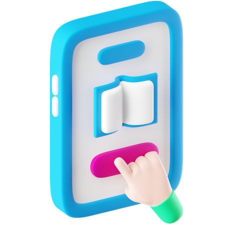 Educational App  3D Icon
