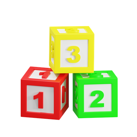 Educational Blocks Toys  3D Icon