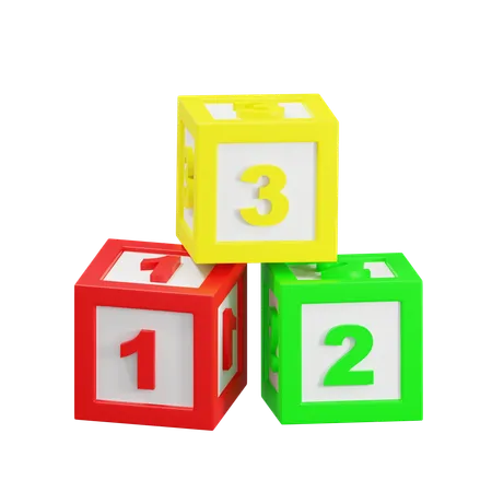 Educational Blocks Toys  3D Icon