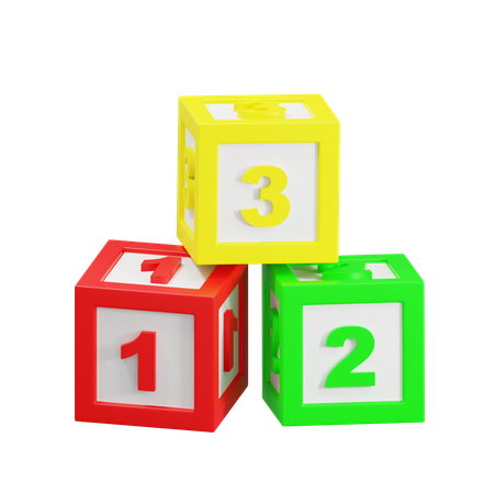 Educational Blocks Toys  3D Icon