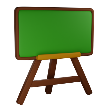 Educational Board  3D Illustration