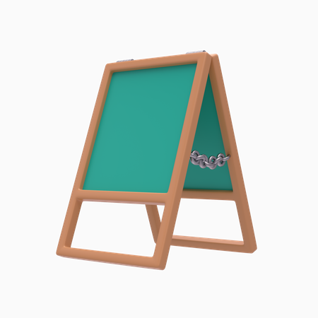 Educational Board  3D Illustration