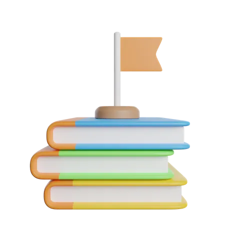 Educational Career Books 3D Icon