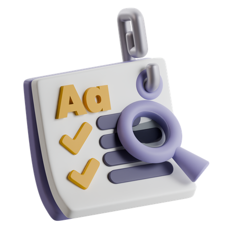 Educational Checklist  3D Icon