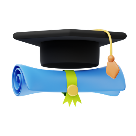 Educational Degree  3D Icon