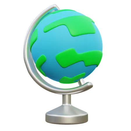 Educational Globe 3D Icon