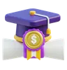 Educational Investment Concept With Graduation Cap