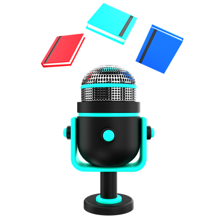 Educational Podcast  3D Icon