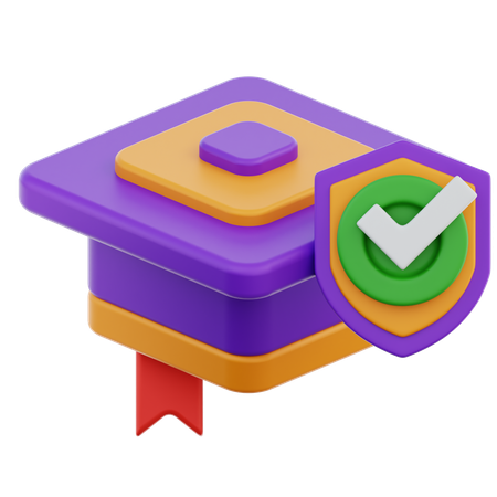 Educational Protection  3D Icon