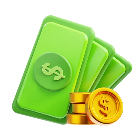 Dinero  3D Icon